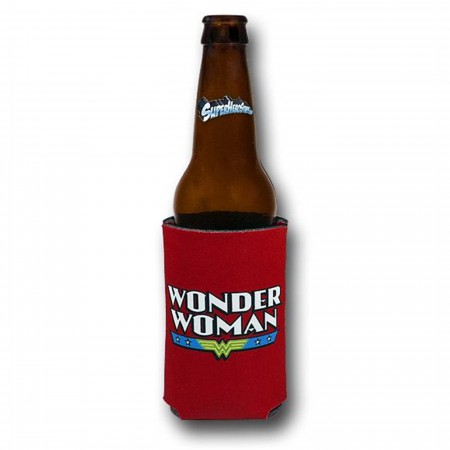 Wonder Woman Symbol Can and Bottle Cooler