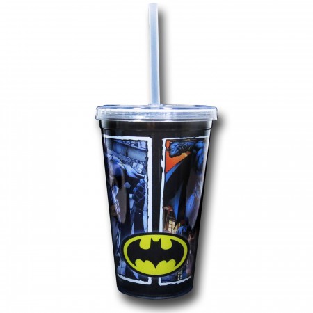 Batman In Action Cold Cup With Straw