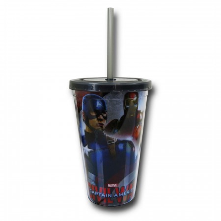 Captain America Civil War Characters 18oz Acrylic Cold Cup