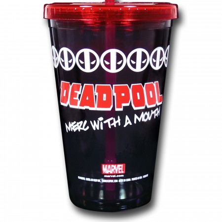 Deadpool Common Sense Cold Cup With Straw