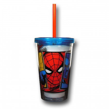 Spiderman Images Acrylic Cold Cup