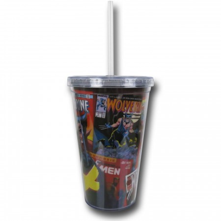 Wolverine Comic Cover 18oz Acrylic Cold Cup