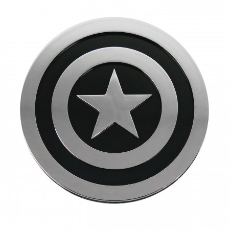 Captain America Shield Chrome and Black Car Emblem