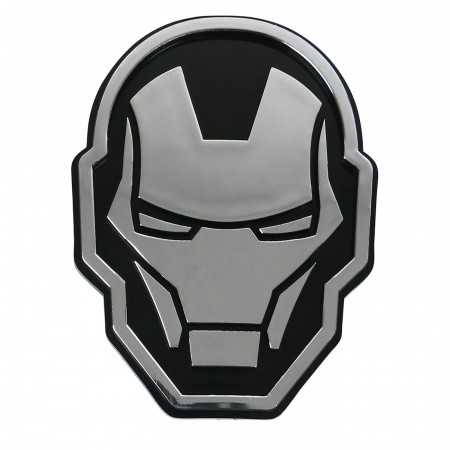 Iron Man Head Chrome Car Emblem