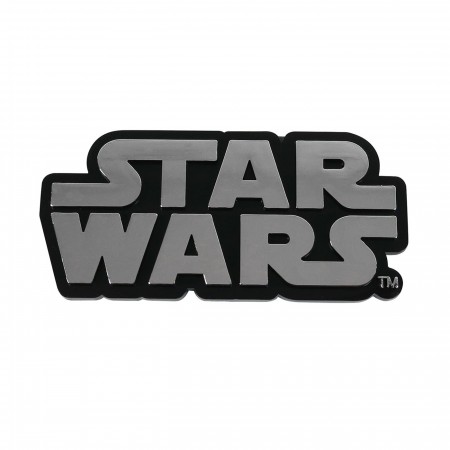 Star Wars Logo Chrome Car Emblem