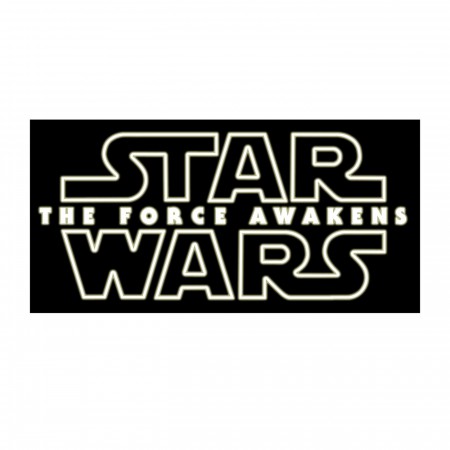 Star Wars Force Awakens Logo Glow Decal