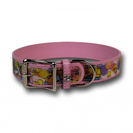 Marvel Heroines Pink Dog Collar/Leash