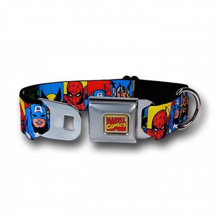 Marvel Heroes Rainbow Dog Collar
