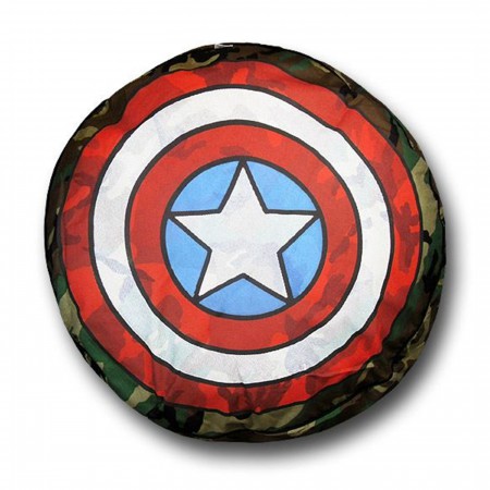 Captain America Round Shield Dog Bed