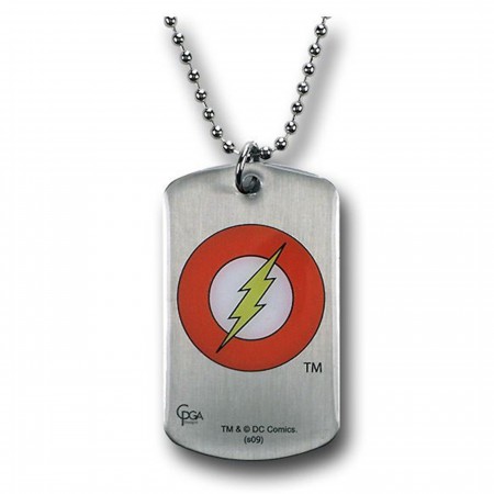 Flash Double Sided Metal Dog Tag
