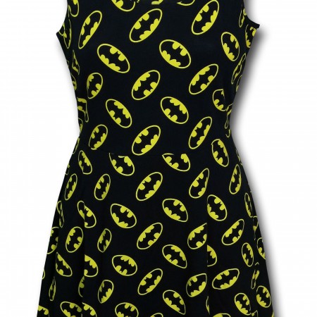 Batman All-Over Print Symbols Women's Dress