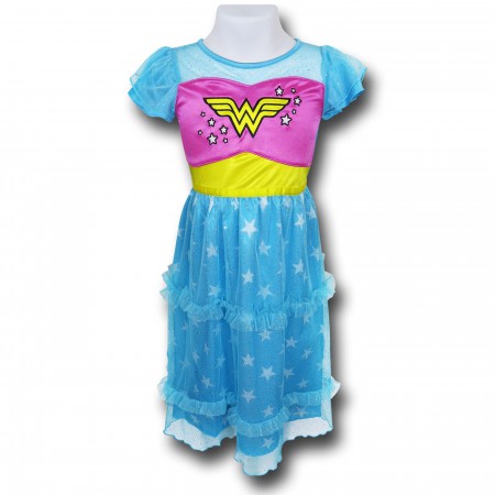 Wonder Woman Girls Dressy Gown
