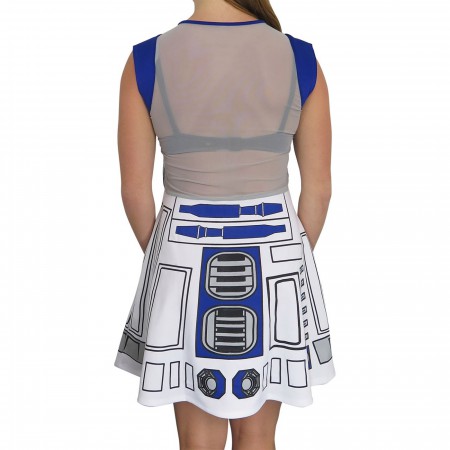 Star Wars R2-D2 Women's Meshback Skater Dress