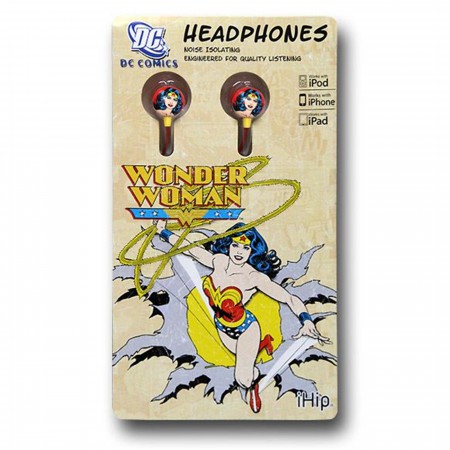 Wonder Woman Face Noise Isolating Earphones