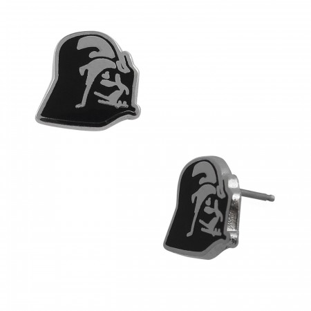 Star Wars Darth Vader Profile Stud Earrings