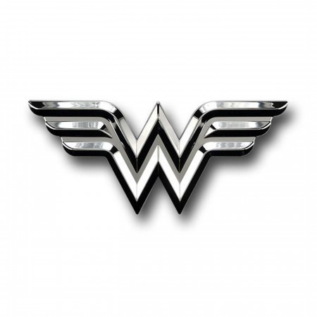 Wonder Woman Chrome Symbol Car Emblem