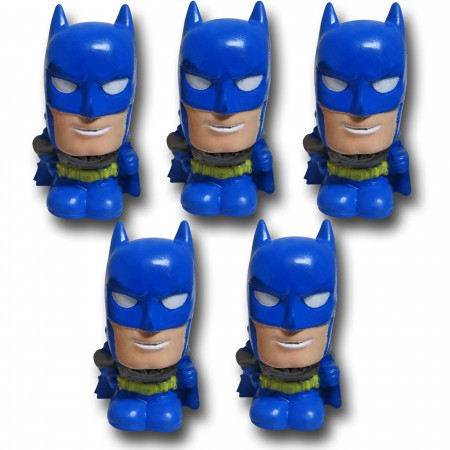 Batman Deformed Pencil Eraser Topper 5 Pack