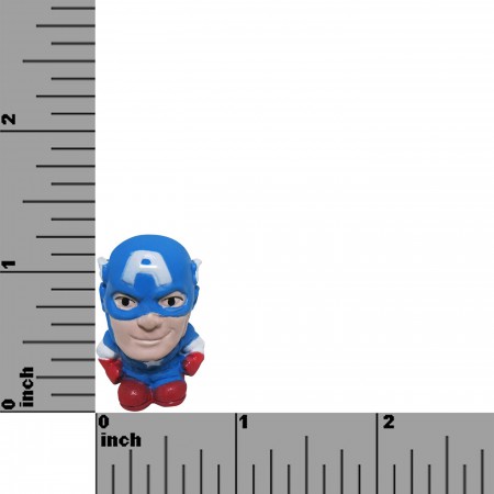 Captain America Deformed Pencil Eraser Topper 5 Pack
