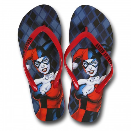 Harley Quinn Image Women's Flip Flops