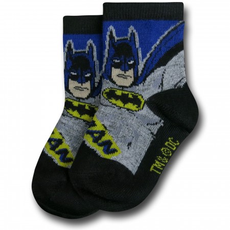 Batman Pow and Symbols Infant 6 Pack Socks