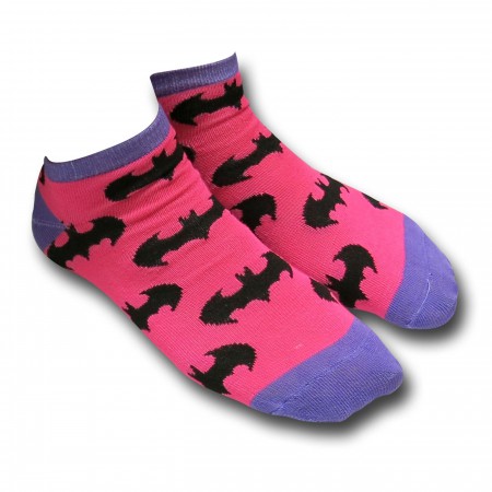 Batgirl Womens Purple Low-Cut Sock 5-Pair Pack