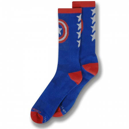 Captain America Athletic Socks