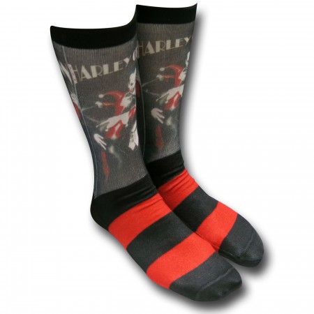 Joker and Harley Quinn Athletic Socks