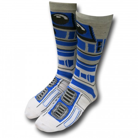 Star Wars Yoda & R2D2 Crew Sock 2-Pair Pack
