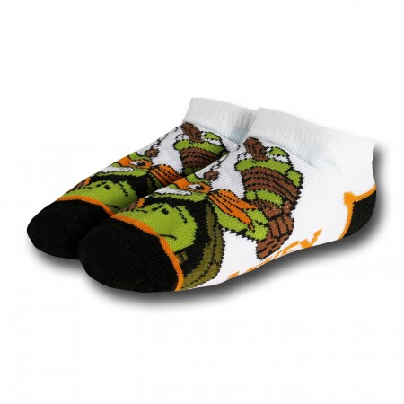 TMNT Kids White Socks 6-Pack