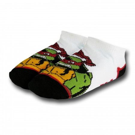 TMNT Kids White Socks 6-Pack