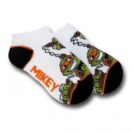 TMNT Kids White Socks 6-Pack