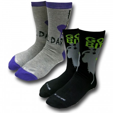 Walking Dead Women's Daryl Love 2-Pack Crew Socks