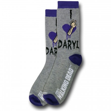 Walking Dead Women's Daryl Love 2-Pack Crew Socks