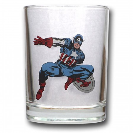 Captain America Short Tumbler Glass Set