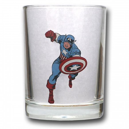 Captain America Short Tumbler Glass Set