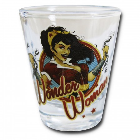 Wonder Woman DC Bombshell Mini Glass
