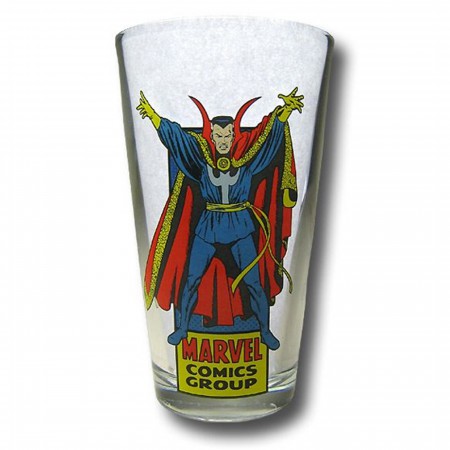 Doctor Strange Marvel Silver Age Clear Pint Glass