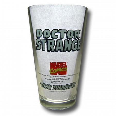 Doctor Strange Marvel Silver Age Clear Pint Glass