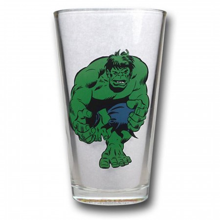 Hulk Hunched and Stalking Pint Glass