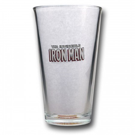 Iron Man Lunging Pint Glass