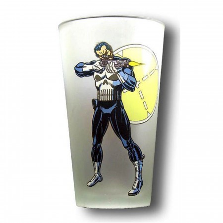 Punisher Frosted Pint Glass