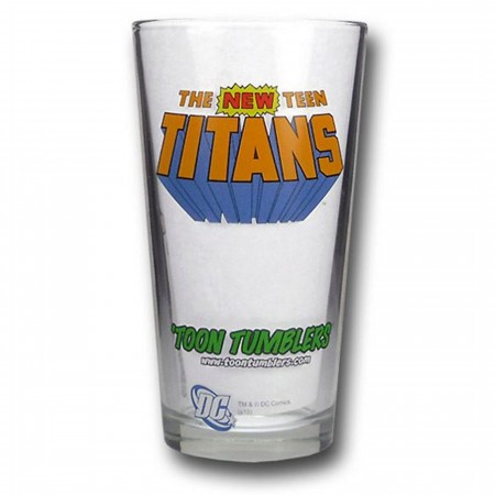 Teen Titans Pint Glass