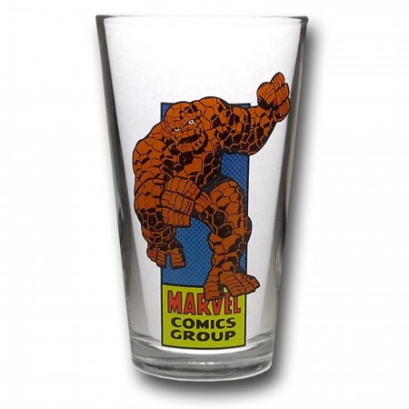The Thing Silver Age Pint Glass