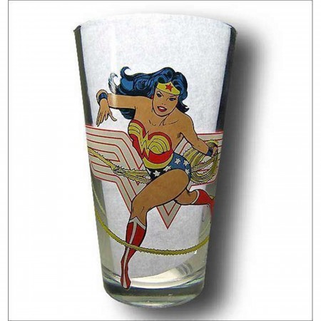 Wonder Woman Awesome Pint Glass