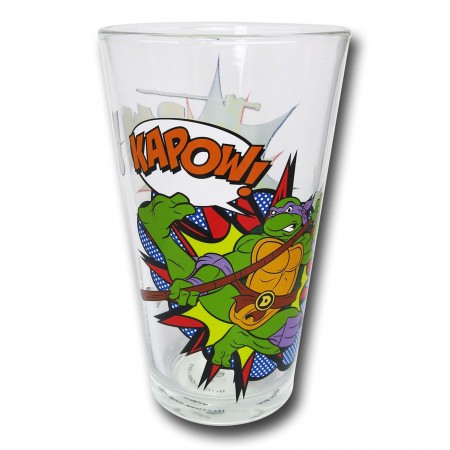 TMNT Action Pint Glass Set of 4