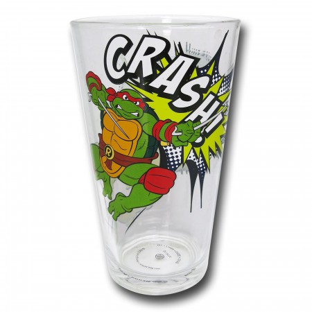 TMNT Action Pint Glass Set of 4