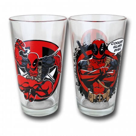 Deadpool Pint Glass 2-Pack