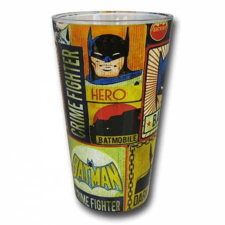 Batman Retro Pint Glass 2-Pack