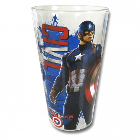 Captain America Civil War 2 Pack Pint Glass