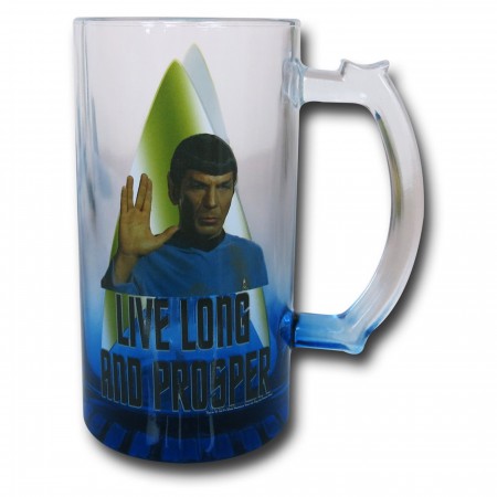 Star Trek Spock Live Long & Prosper Glass Mug